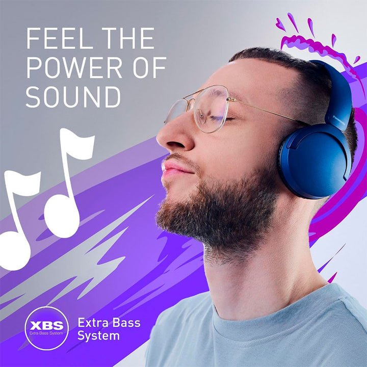 Audifonos Bluetooth Panasonic Rb-hf630b Azul " G"