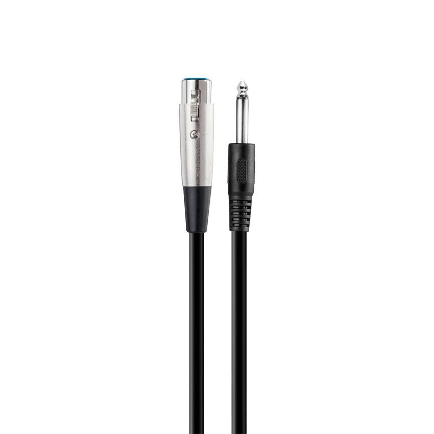 Cable para Microfono Mitzu 3 Mts Xlr F - 1/4 ( 11-6130)