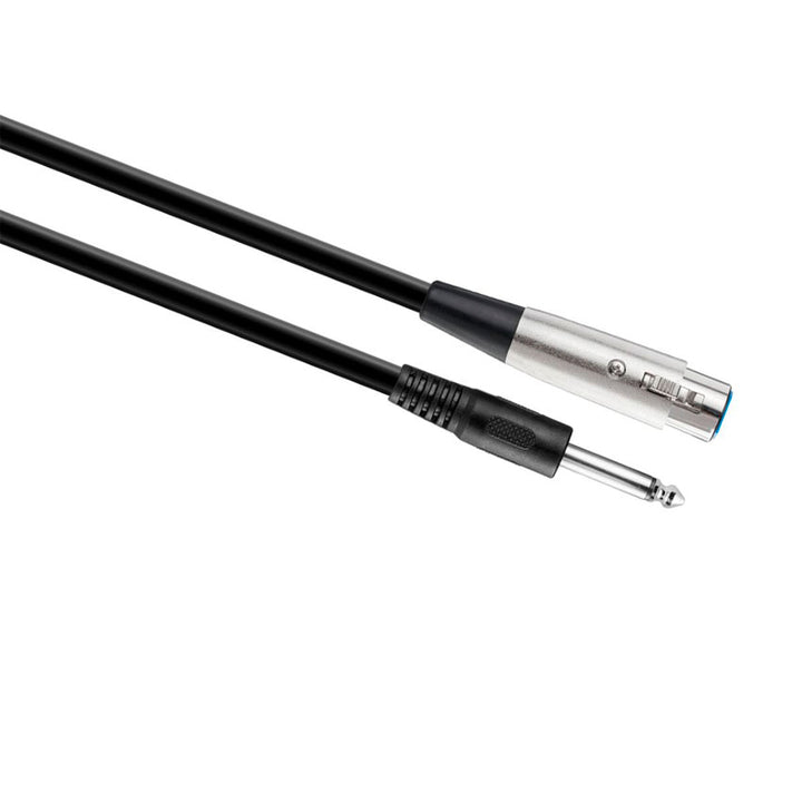 Cable para Microfono Mitzu 3 Mts Xlr F - 1/4 ( 11-6130)