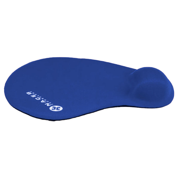 NACEB MOUSEPAD CON DESCANSA MUÑECAS DE GEL NA-549AZ, AZUL