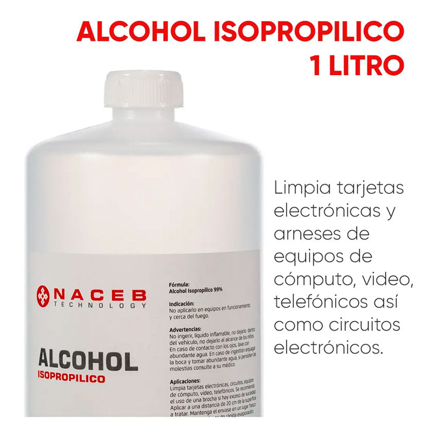 Alcohol Isopropilico Naceb 1l
