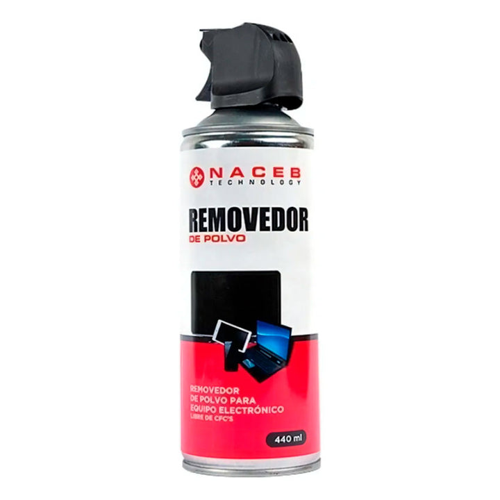 Naceb Aire Comprimido 440ml para Limpieza de Computadoras y Electrónicos