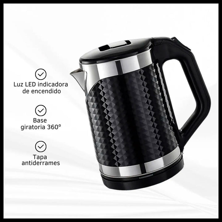 Hervidor de Agua 1.8 Lts Negro Gris Taurus