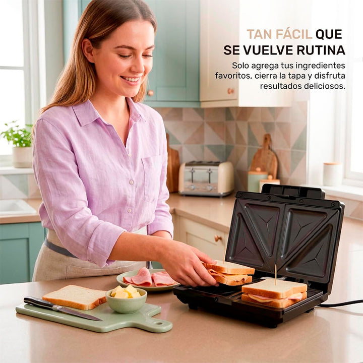 Sandwichera Electrica Lucky Negra