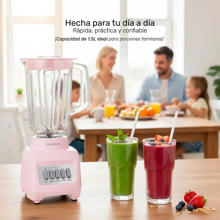 Licuadora Granite Ribbon Vaso Vidrio Taurus