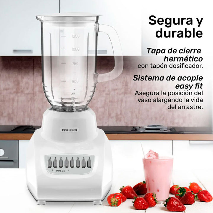 LICUADORA 7 VEL BLANCA TAURUS