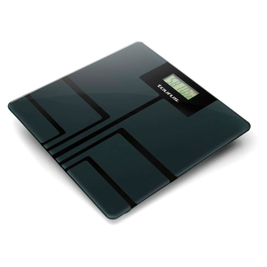 TAURUS BASCULA DIGITAL DE BAÑO ULTRADELGADA CON PANTALLA LCD