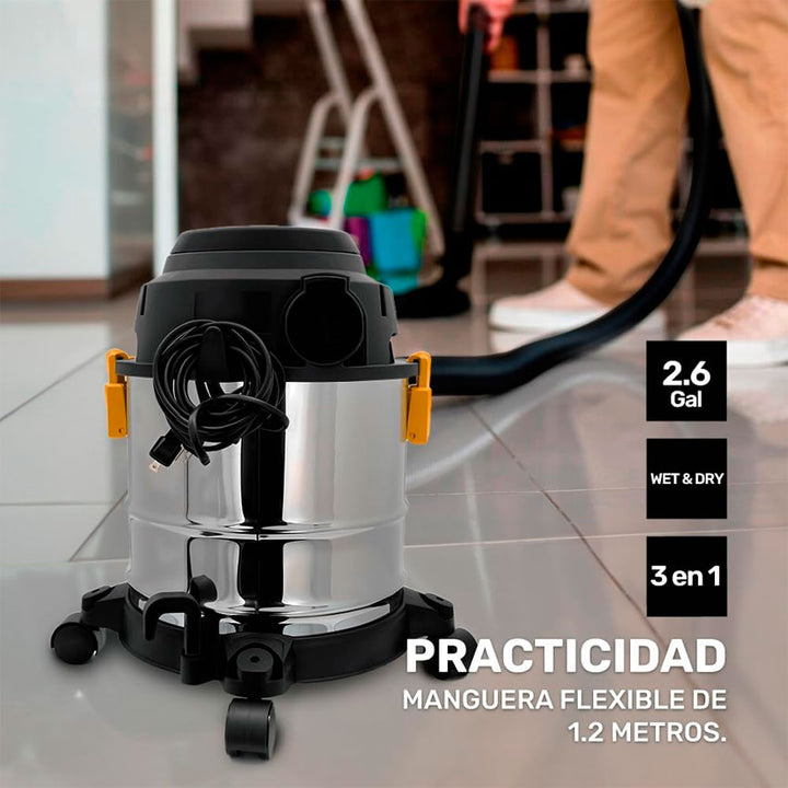 TAURUS ASPIRADORA HUMEDO /SECO 3 EN 1