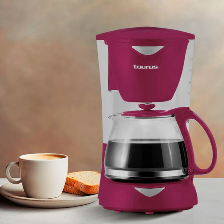 Cafetera para 6 Tzas Borgoña Taurus