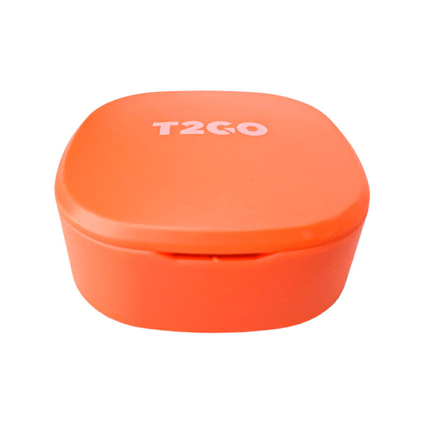 AUDIFONOS T2GO FEST C/ESTUCHE NARANJA