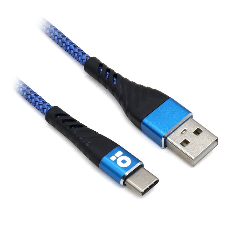 ADAPTADOR AC USB BROBOTIX CON CABLE USB TIPO C AZUL 963332