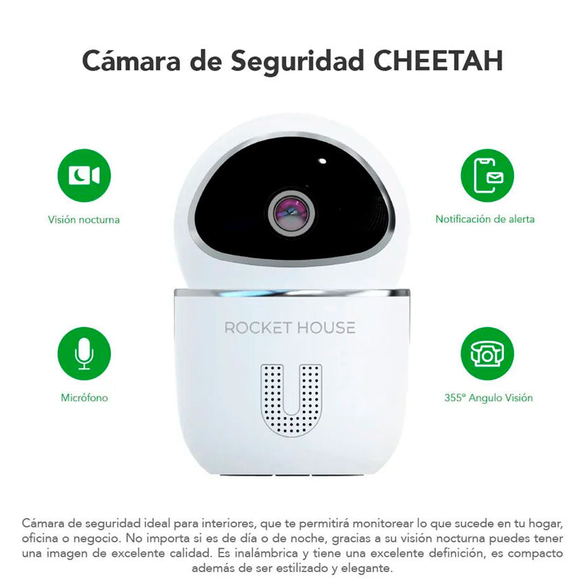 ROCKET HOUSE CAMARA DE SEGURIDAD CHEETAH