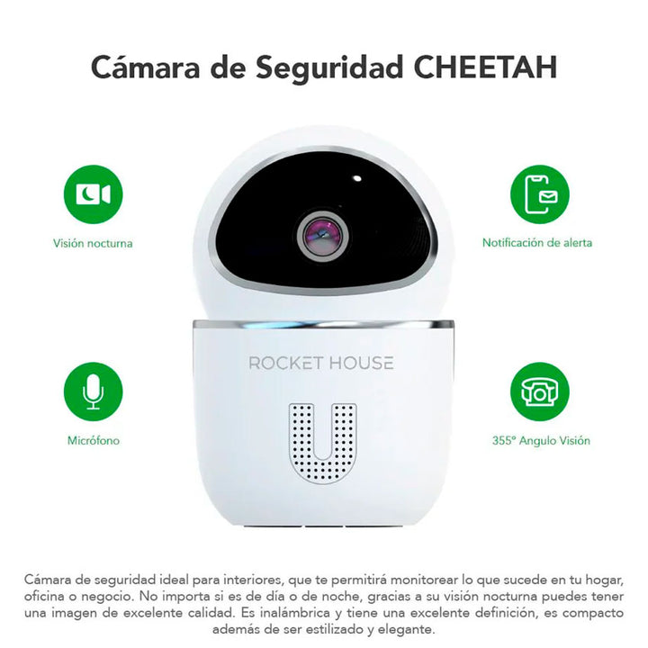 ROCKET HOUSE CAMARA DE SEGURIDAD CHEETAH