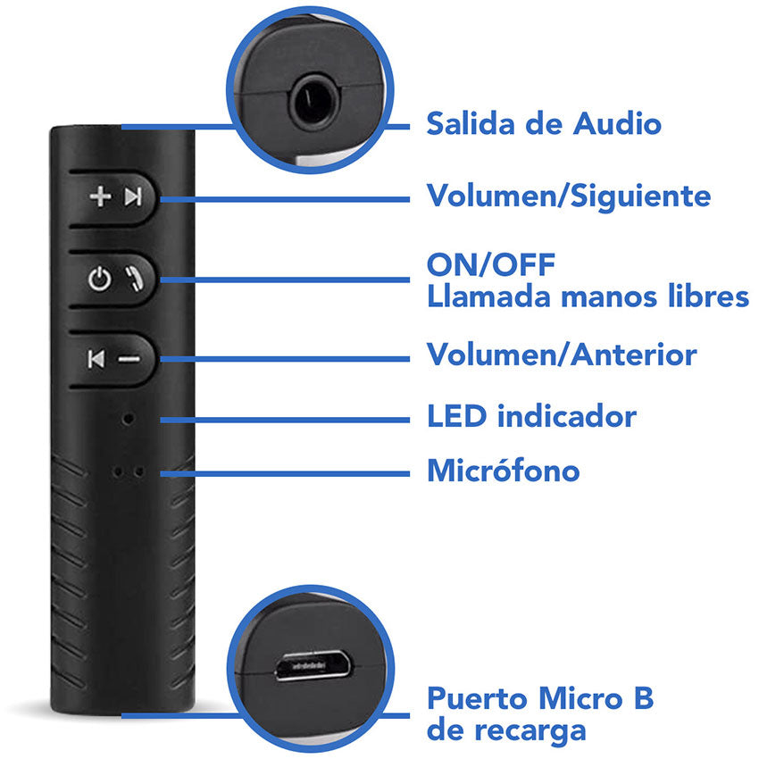 BROBOTIX ADAPTADOR BLUETOOTH 3.5