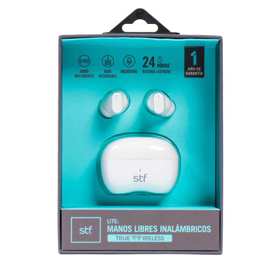 STF AUDIFONOS TRUE WIRELESS LITE BLANCO