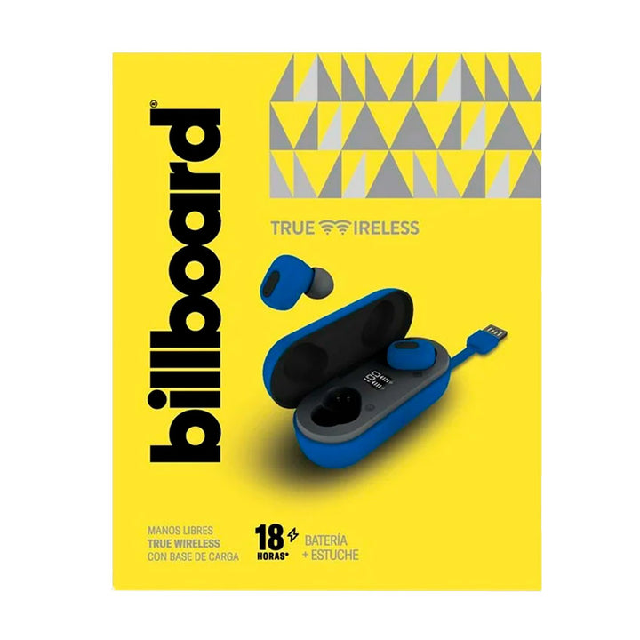 BILLBOARD AUDIFONOS TRUE WIRELESS SUMMER AZUL