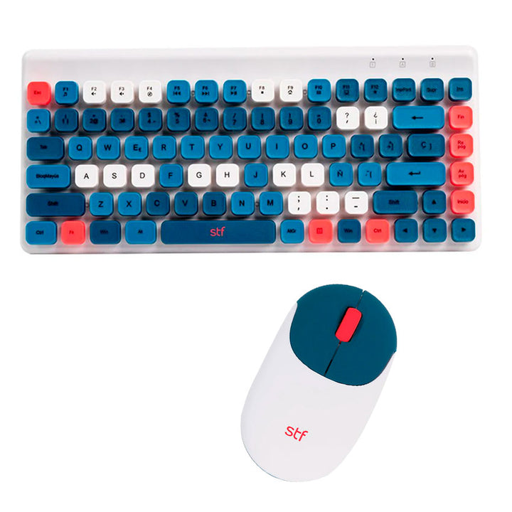 TECLADO Y MOUSE INALAMBRICOS PARA PC STF