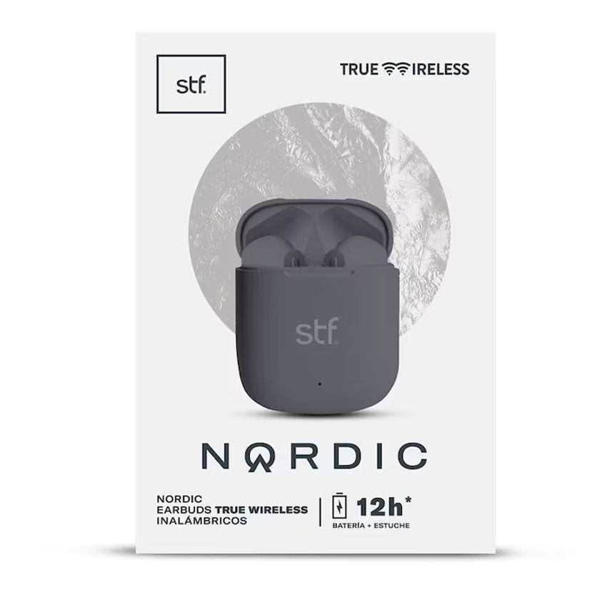 AUDIFONOS TRUE WIRELESS STF NORDIC GRIS