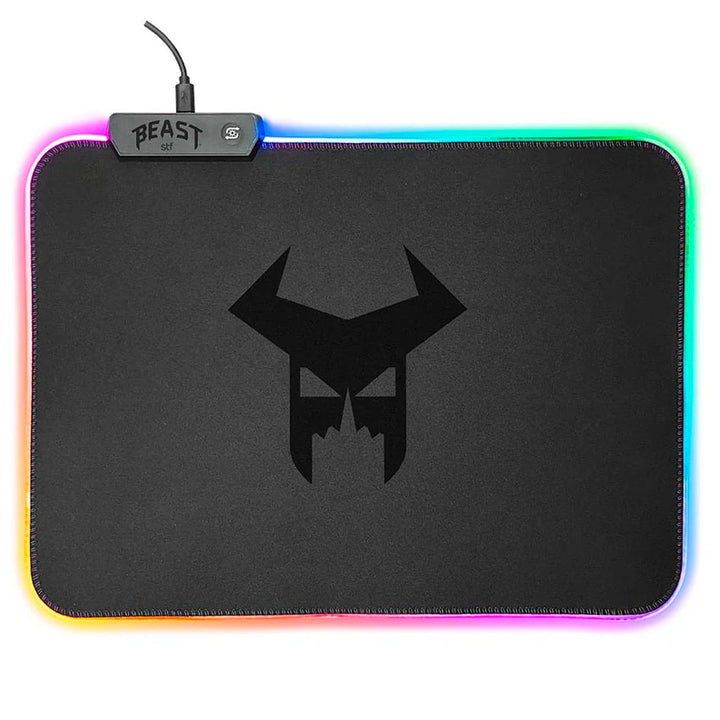 STF MOUSEPAD GAMER BEAST ABYSMAL ARENA SUPERFICIE RGB CON RESISTENCIA AL AGUA