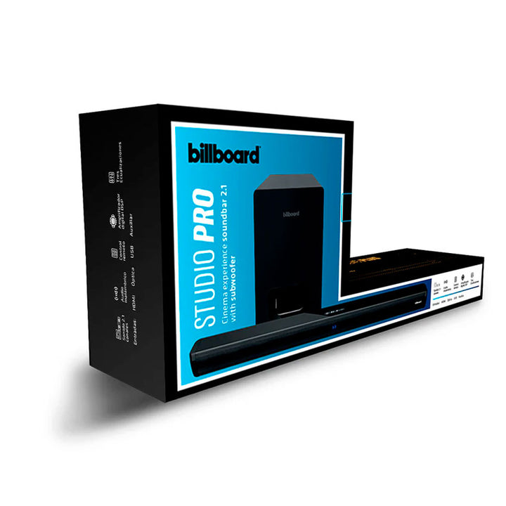 BILLBOARD SOUND BAR C/SUBWOOFER STUDIO PRO 2.1 130W