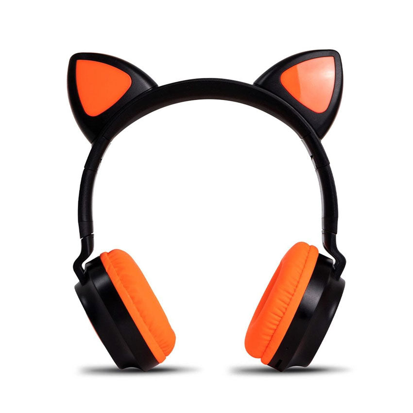 AUDIFONOS BLUETOOTH STF KATU NEGRO/NARANJA "G"