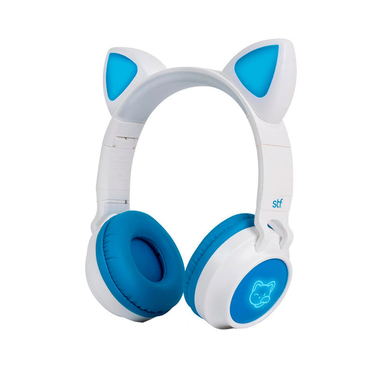 STF AUDIFONOS BLUETOOTH KATU BLANCO/AZUL "G"