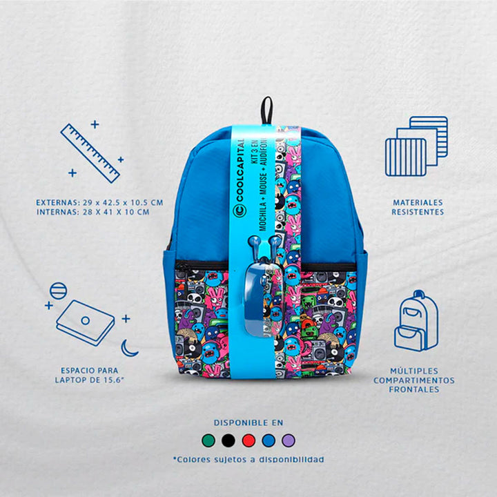 MOCHILA PARA LAPTOP 15 PULGADAS STF