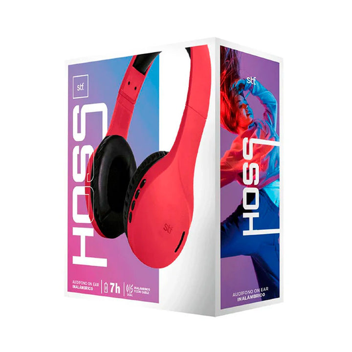 STF AUDIFONOS BLUETOOTH HOSS MAGENTA "G"