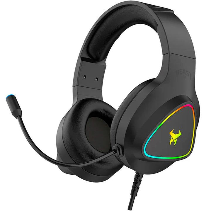 STF AUDÍFONOS GAMER ALÁMBRICOS BEAST MUSPELL PRIME FLEXIBLE RGB PARA XBOX SWITCH PC