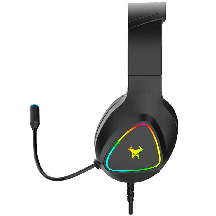STF AUDÍFONOS GAMER ALÁMBRICOS BEAST MUSPELL PRIME FLEXIBLE RGB PARA XBOX SWITCH PC