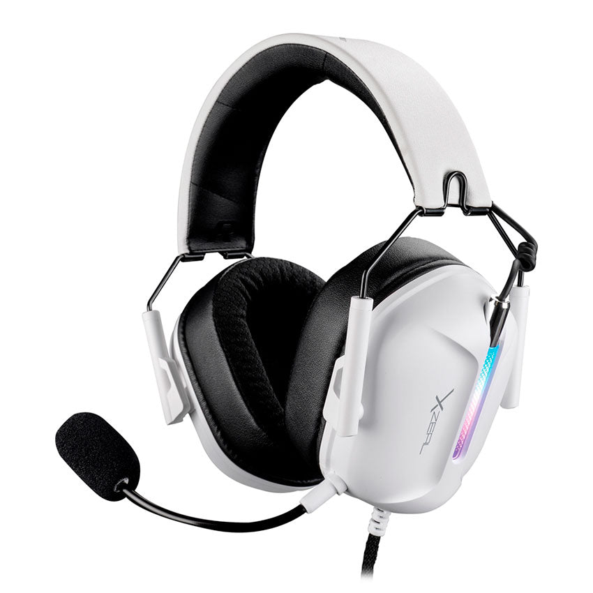 STYLOS AUDIFONOS GAMER ALAMBRICOS ON EAR COLOR BLANCO