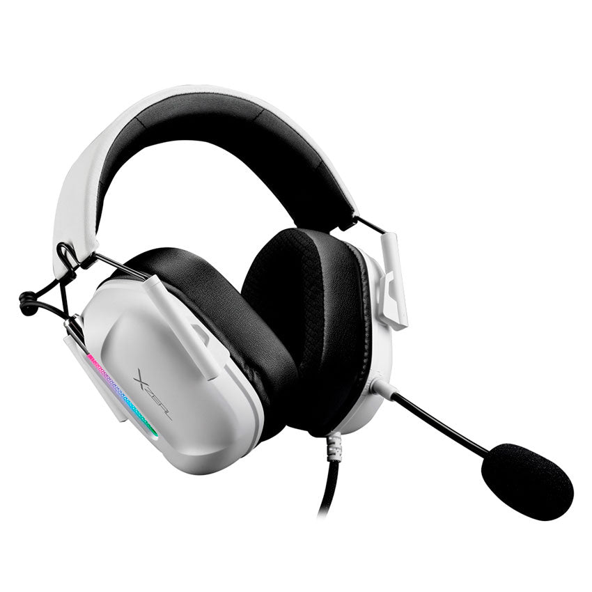 STYLOS AUDIFONOS GAMER ALAMBRICOS ON EAR COLOR BLANCO