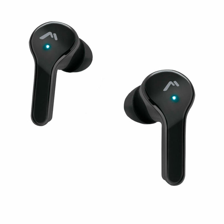 AUDIFONOS TRUE WIRELESS MITZU TRASNPARENTE NEGRO