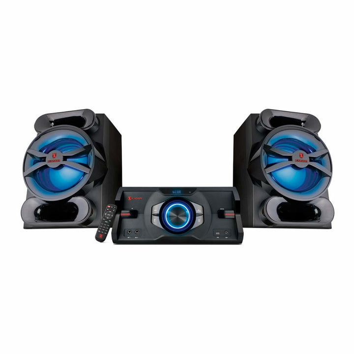 KAISER SISTEMA DE AUDIO DOBLE 2X8” DE 40,000 W PMPO/100 W RMS