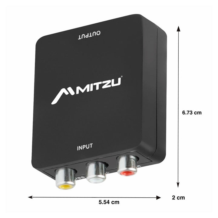 CONVERTIDOR MINI AV - HDMI C/ENTRADA RCA MITZU