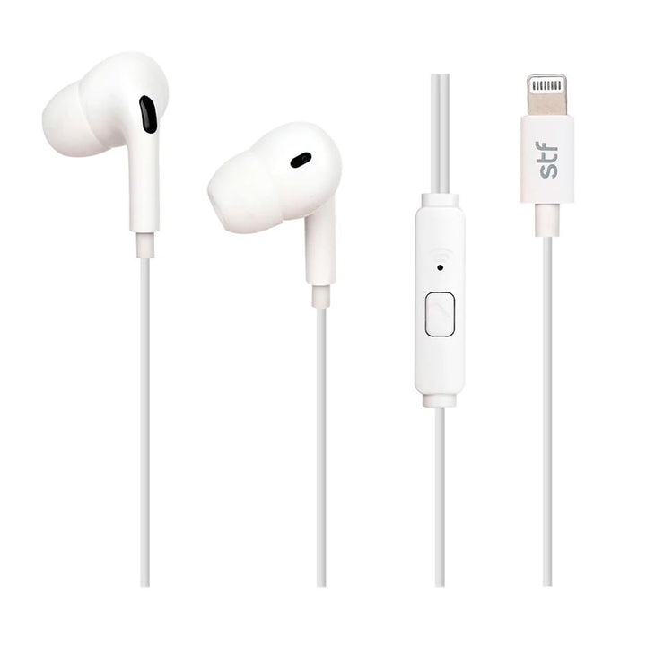 STF AUDIFONOS LIGHTNING BLANCO