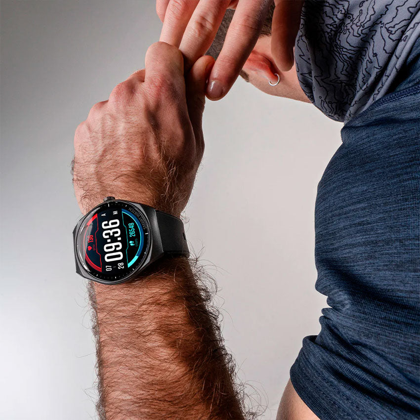 Stf Smartwatch Kronos Trek Negro con Pantalla Ips de 1.38" y Resistencia Ip67