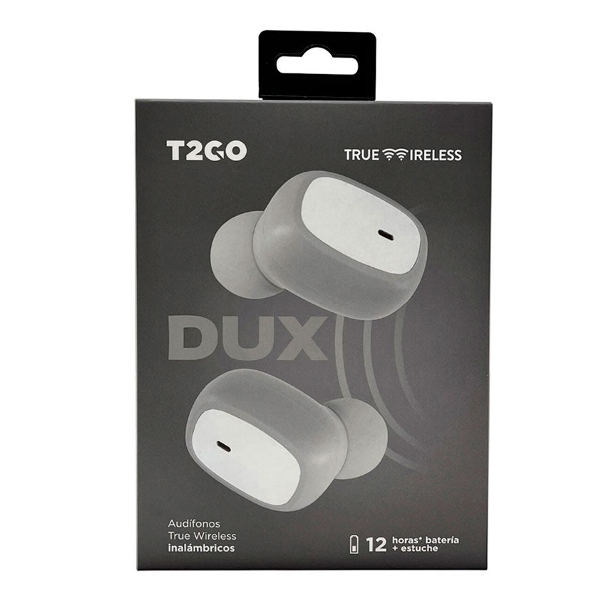 Audifonos True Wireless T2go Dux Blanco