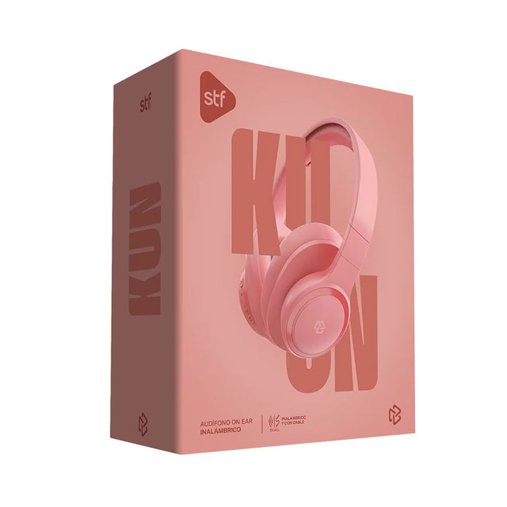 AUDIFONOS BLUETOOTH STF KUN ROSA "G"