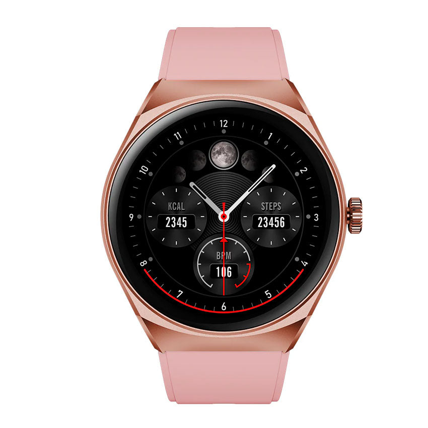 Stf Smartwatch Kronos Trek Rosa con Pantalla Ips de 1.38" y Resistencia Ip67