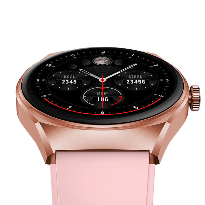 Stf Smartwatch Kronos Trek Rosa con Pantalla Ips de 1.38" y Resistencia Ip67