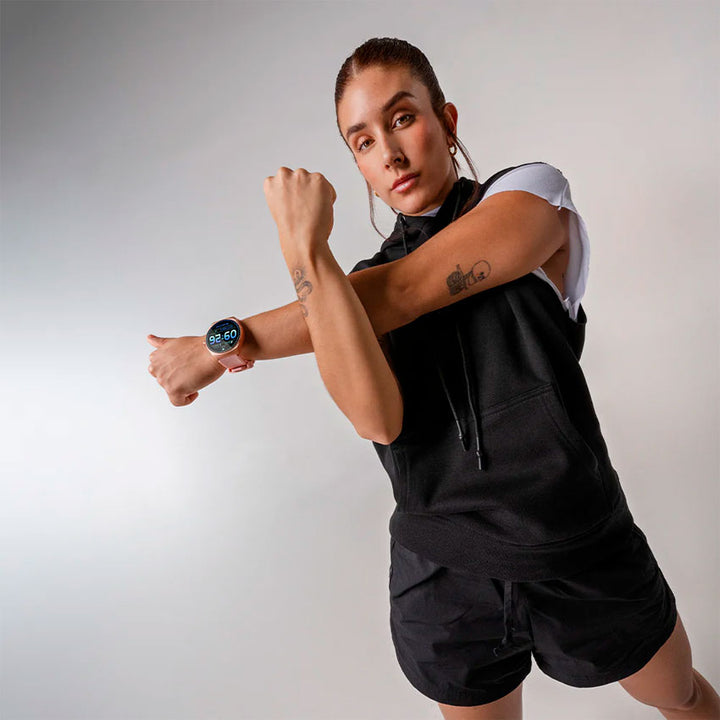 Stf Smartwatch Kronos Trek Rosa con Pantalla Ips de 1.38" y Resistencia Ip67