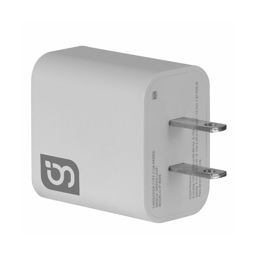 ADAPTADOR AC USB TIPO "C" MITZU