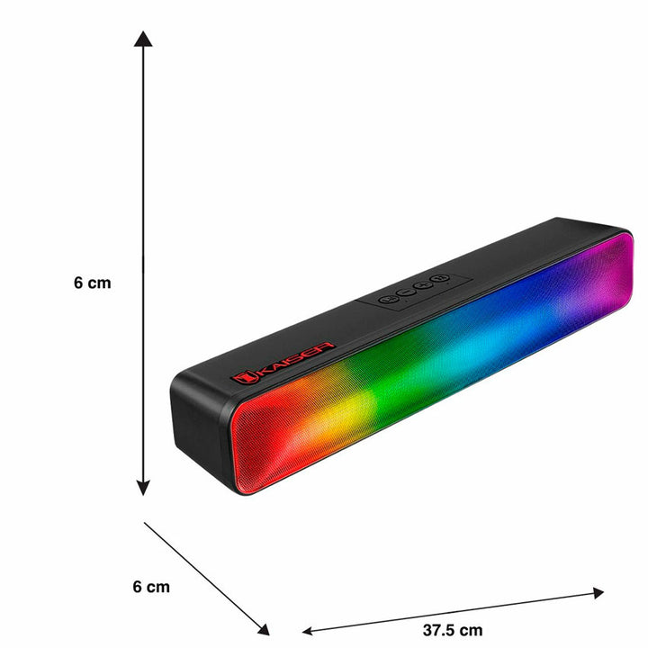 BOCINA BLUETOOTH KAISER 2 X 2" TIPO BARRA