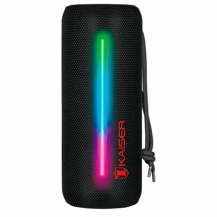 BOCINA BLUETOOTH KAISER CILINDRO NEGRO