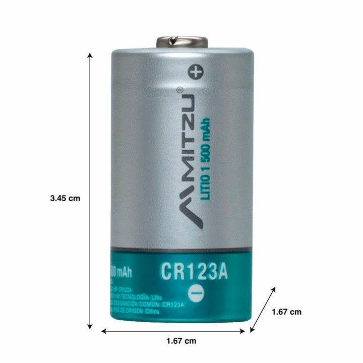 MITZU BATERIA CR123 LITIO