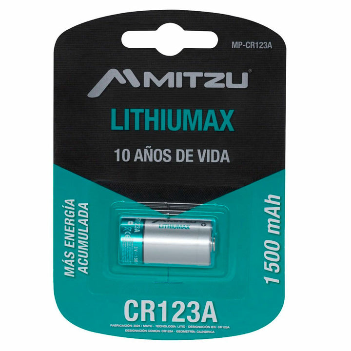 MITZU BATERIA CR123 LITIO