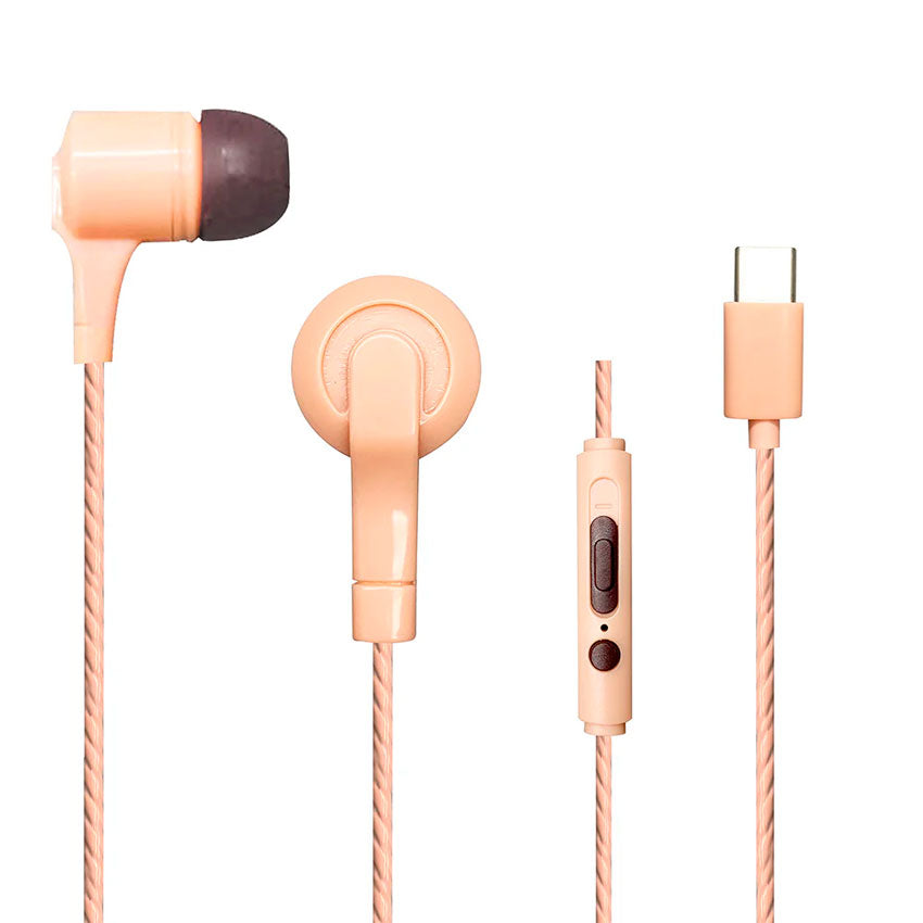 AUDIFONOS STF VIVA TIPO C ROSA