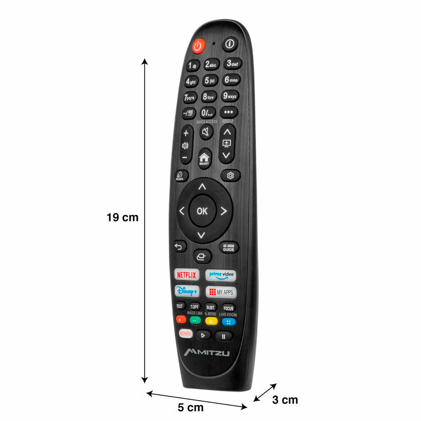 CONTROL REMOTO MITZU PARA TV LG