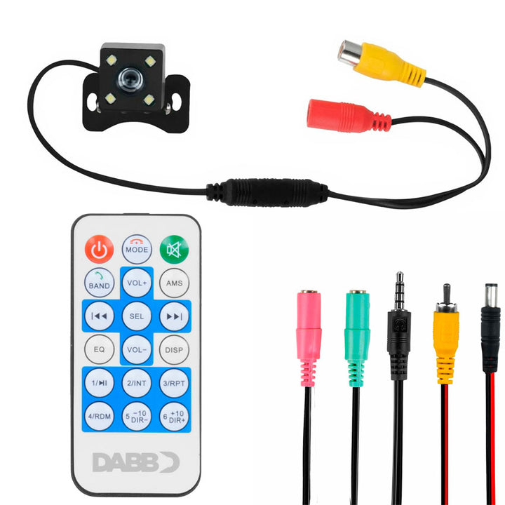 Dabb Auto Stereo Din 300w con Pantalla Táctil de 7” y Bluetooth